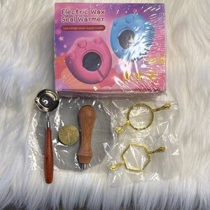 Electric Wax Seal Warmer Set with Accessories
